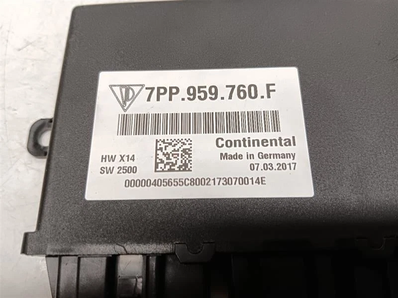 Unidad de control del módulo de asiento delantero Porsche Macan 15-18 7pp959760f Foto 4 de 4