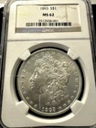 1893 Morgan Dollar MS-62 NGC