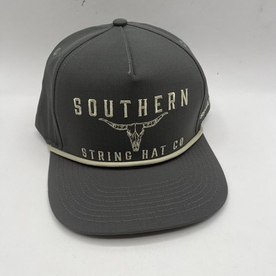 Southern String Hat Company Hat Men Snapback Gray Buck A-frame July Drop NWOTB