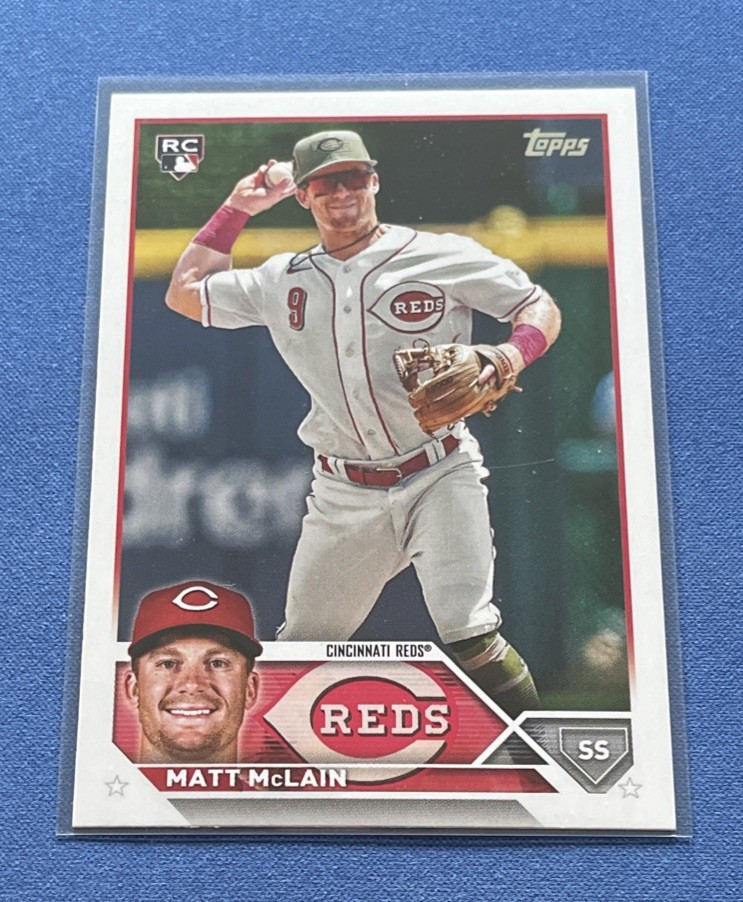2023 Topps Update Series #US199 Matt McLain RC Cincinnati Reds