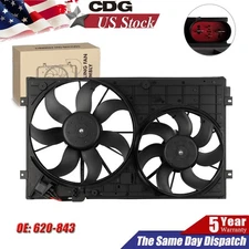 Engine Radiator Condenser Cooling Dual Fan Assembly For Volkswagen Jetta 05-18 *