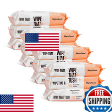 Wipe That Tush Flushable Wipes - 12x50 600ct - XL, Soft, Hypoallergenic