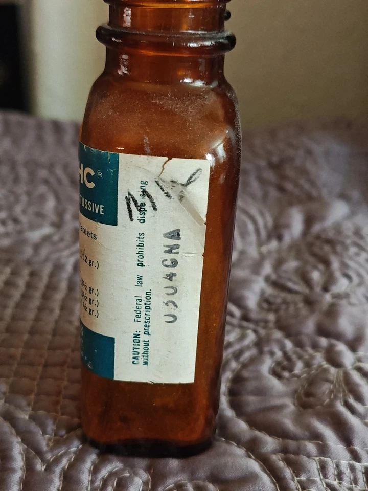 VINTAGE Muito Raro Anos 1950 Norc Excelente Estado Farmácia GARRAFA VAZIA Frasco Rx - Imagem 2 de 4