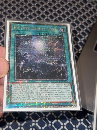 Yugioh Primite Lordly Lode ROTA-EN058 Quarter Century (QCSR) (Euro) NM - Picture 1 of 6