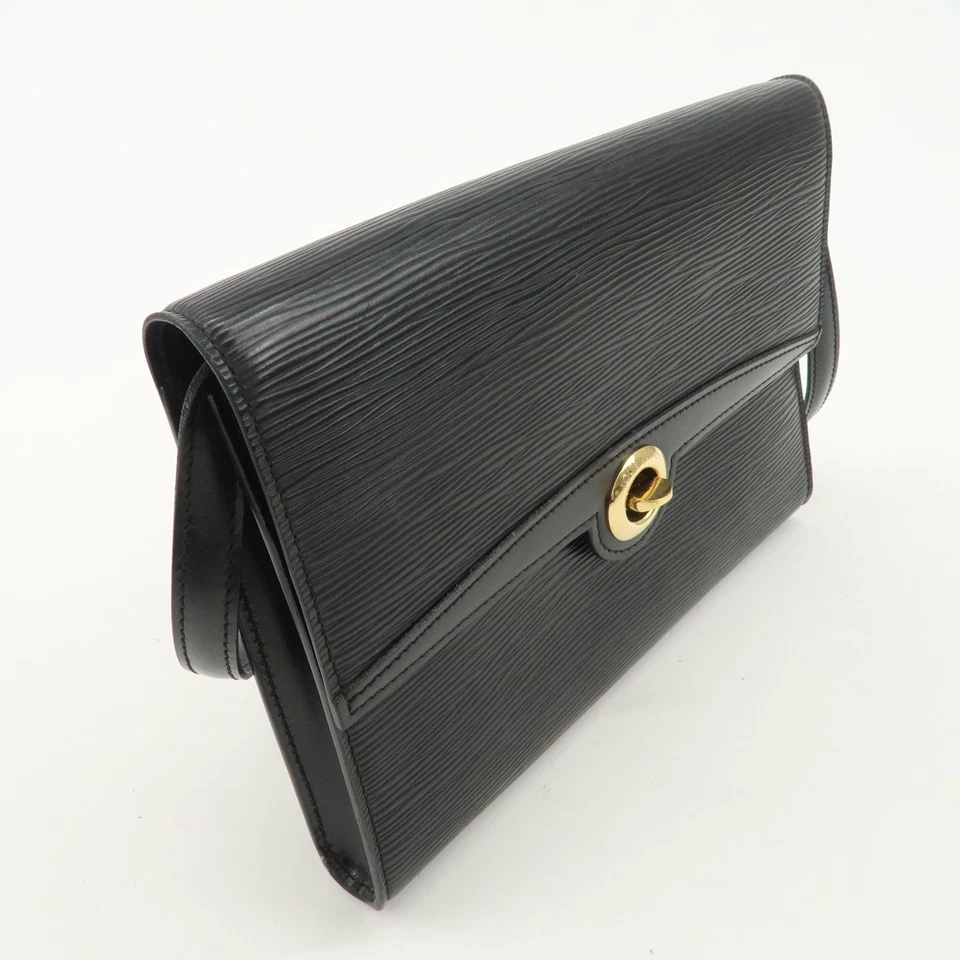 Bolso Bandolera Louis Vuitton Epi Cuero Arca Hombro Negro M52572 Auténtico Usado Envío Gratis Foto 4 de 4