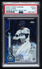 2020 Topps Chrome Rookie Blue Refractor 31/150 Kyle Lewis PSA 9 MINT Auto ow1