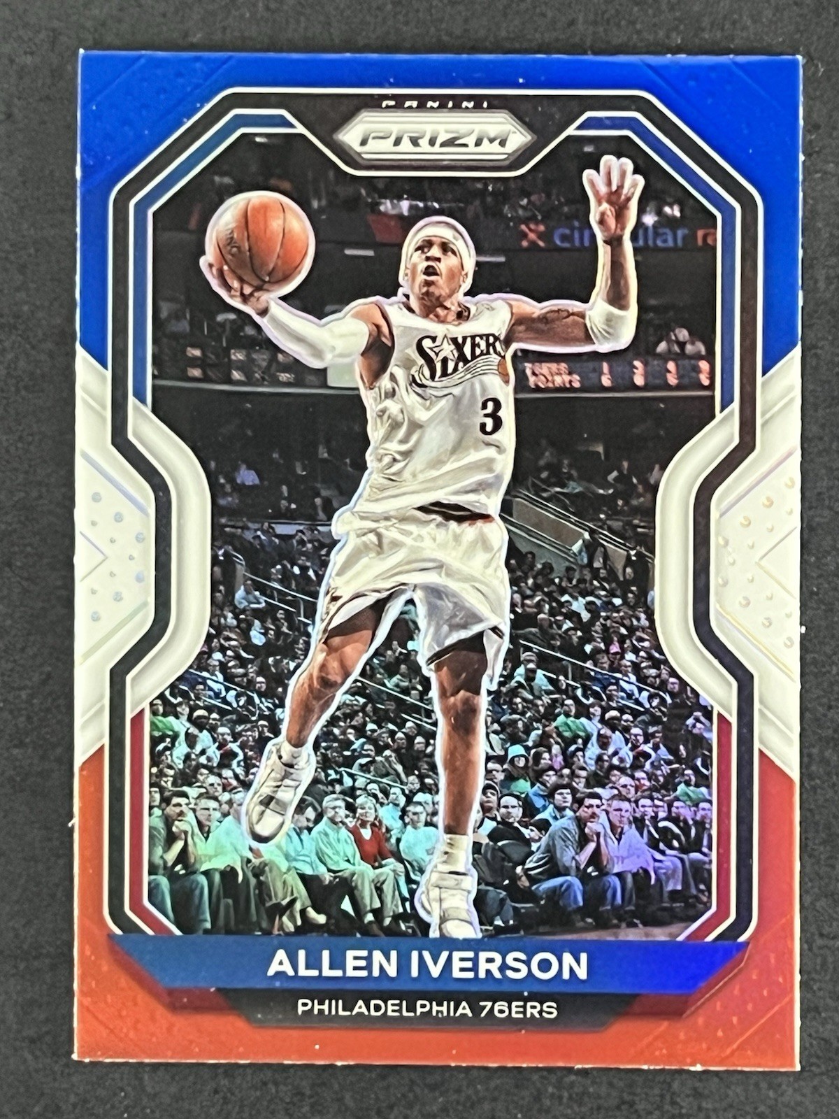 2020-21 Panini Prizm - Red, White and Blue Prizms #19 Allen Iverson