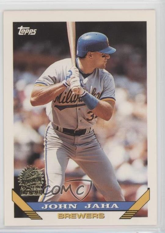 1993 Topps Inaugural Florida Marlins John Jaha #181 0lm