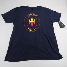 Chicago Fire FC Fanatics Short Sleeve Shirt Men's Navy New