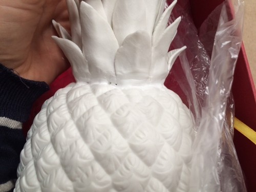 POLS POTTEN PORCELAIN PINEAPPLE WHITE *CLEARANCE* - Picture 2 of 5