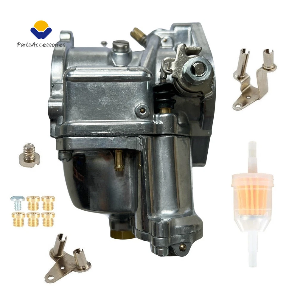 For S&S Harley Big Twin Sportster 11-0421 Super G Shorty Carb Carburetor - Image 4 of 4