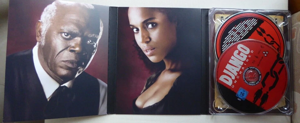 Django Unchained Tarantino DVD Blu-Ray Exklusiv Limited Digipack mit Soundtrack - Bild 3 von 4