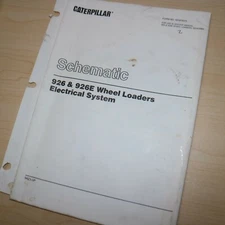Caterpillar 926 926E Wheel Loader Electrical System Schematic manual service 94Z