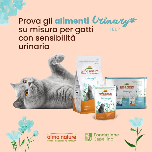 Urinary Help Alimento Umido per Gatti Adulti - Con Pesce - Con Pollo - Confezion - Foto 8 di 12