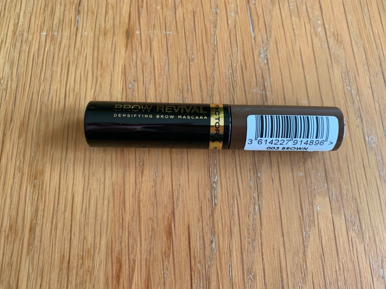 Brand New MAX FACTOR Brow Revival Densifying Brow Mascara 4.5ml- BROWN (003)
