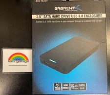 SABRENT 2.5 SATA Hard Drive USB 3.0 Enclosure NEW SEALED