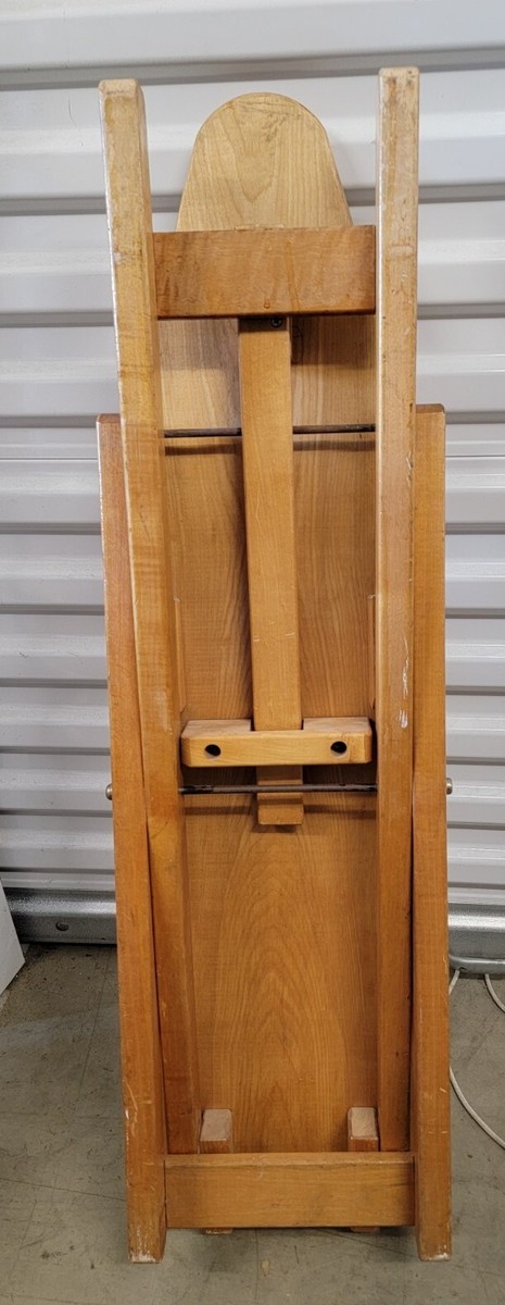 Vintage child s wooden ironing board Set with the wooden iron | eBay