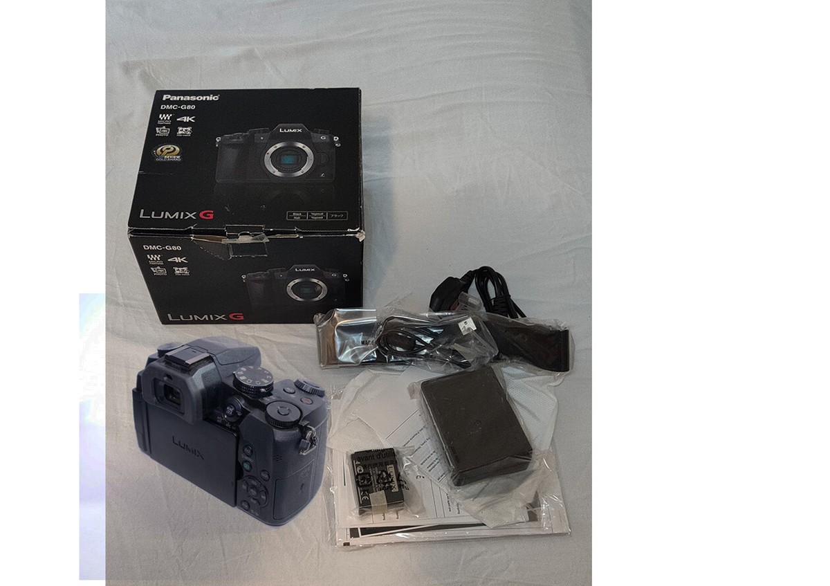 Panasonic G80 Mirrorless Camera Black (Body Only) read description