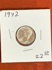 1942-P BU  Mercury Dime Nice Coin