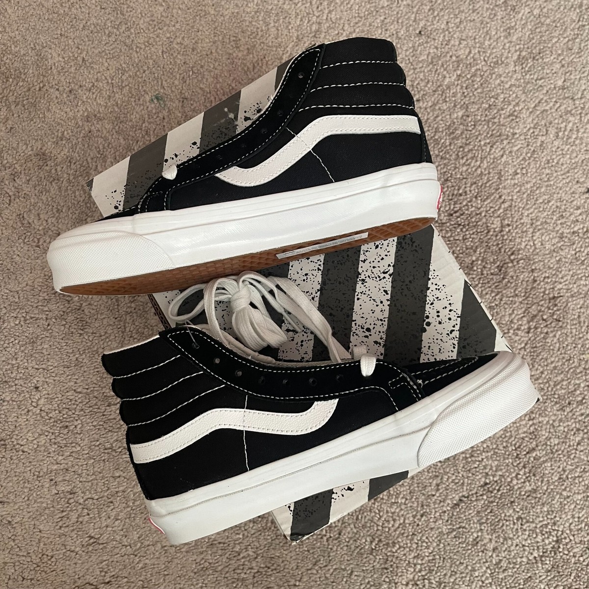 靴 WTAPS Vans Vault Sk8-Hi LX Black White s-l1200.jpg