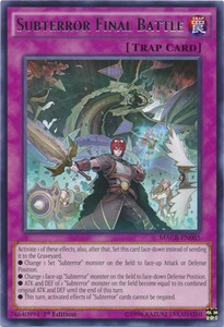 Subterror Final Battle - MACR-EN085 - Rare - 1st Edition x3 - Near Mint
