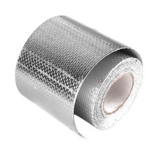 Aluminum Foil Duct Tape Heat Resistant Car Exhaust Pipe Duct Tape Sealing Silver
