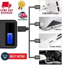 NEW Camera Battery Charger FOR Canon LP-E6 EOS 5DS R 6D 7D 80D 60Da 70D - UK