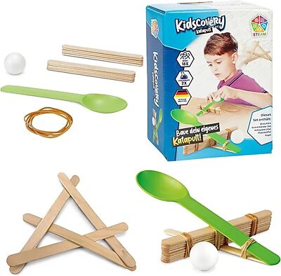 KATAPULT SET 18-tlg Stem KIDSCOVERY Experiment Creative Katapulte Science 73