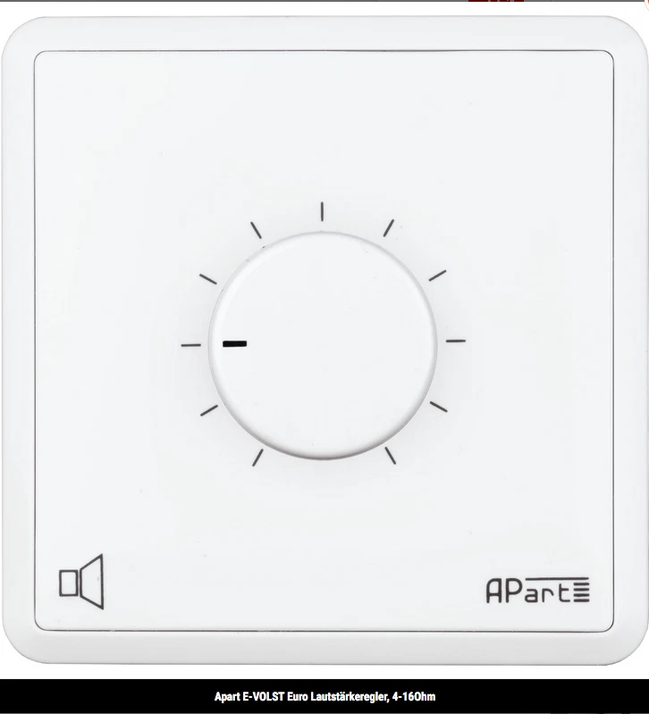 Apart Audio E-VOLST Euro 4-16OhmControllo Volume by Biamp Systems NUOVO NEW