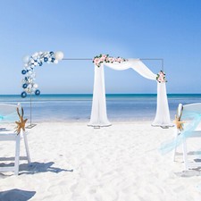 6M x 3M Heavy Duty Wedding Backdrop Stand Pipe Drape Telescopic Curtain Frame