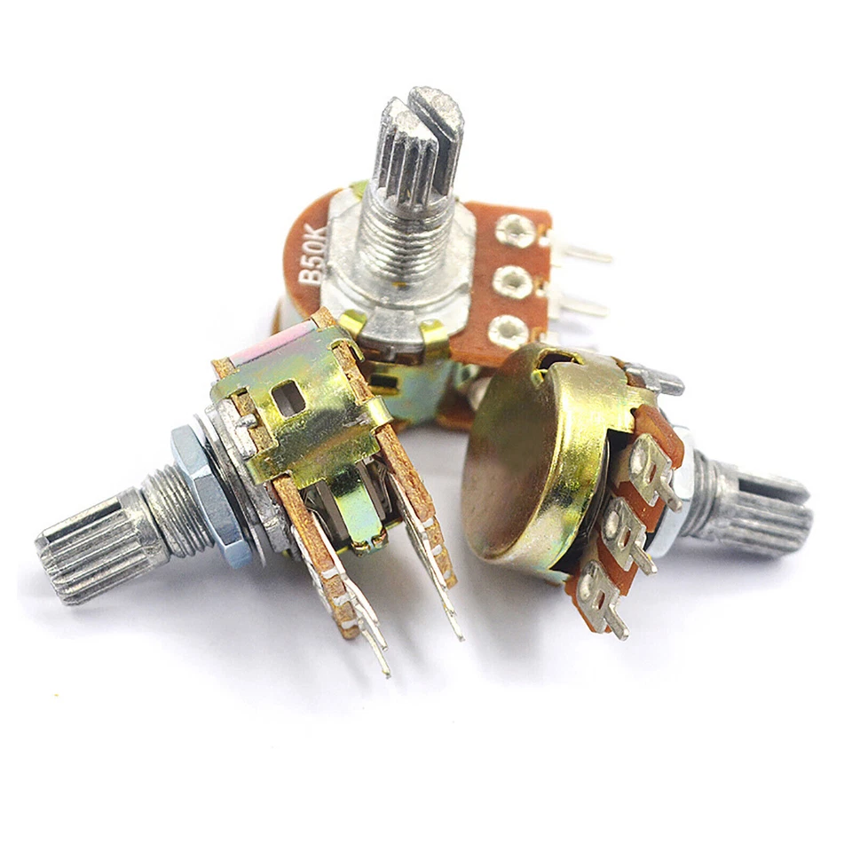 1/2/5/10/20/50/100/200/500K 1M Variable Resistor Adjustable Linear Potentiometer - Image 4 of 4