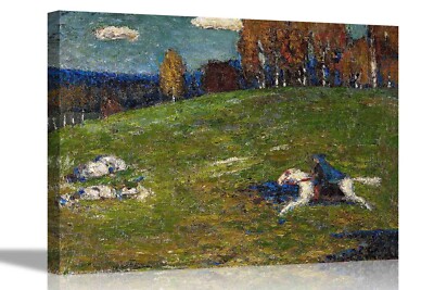 Berühmt Der Blaue Reiter von Wassily Kandinsky Leinwandbilder Home Office hängende Kunst