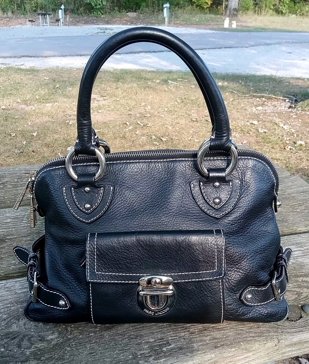 Vintage Marc Jacobs tote bag leather medium black