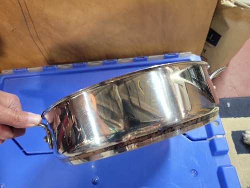 Emeril All Clad Cookware 3 Quart Stainless Steel Copper Core Frying Pan Skillet - Bild 5 von 8