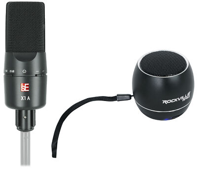 Se Electronics X1 A Studio Recording Cardioid Condenser Microphone+Home Speaker