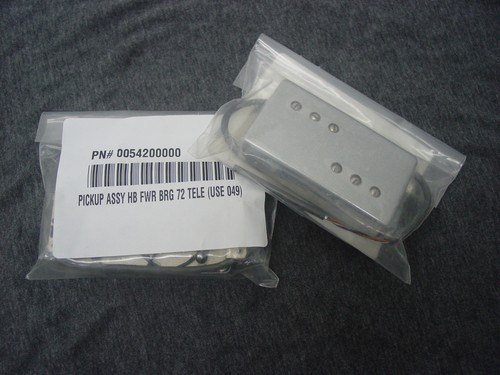 Genuine Fender 72 Tele HUMBUCKER BRIDGE PICKUP Telecaster Custom Deluxe Thinline - Picture 11 of 20