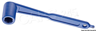 OSCULATI Schlüssel f.Schiffsschraubenmuttern 330 mm