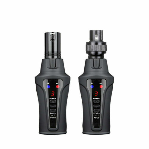 UHF Wireless Receiver Transmitter System for Dynamic Condenser Microphone 48V In - Photo 2/10
