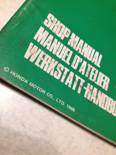 Suplemento Manual Taller Honda CBR600F CBR 600 F Ed. 88 Manual De Taller - Imagen 2 de 4