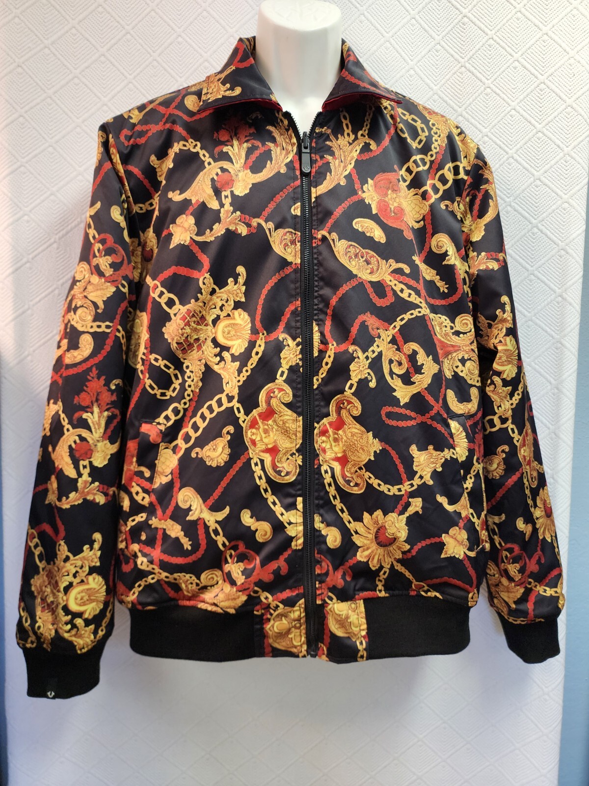 True Religion XL NEW! Limited Edition Reversible Bomber Jacket $695 image 2