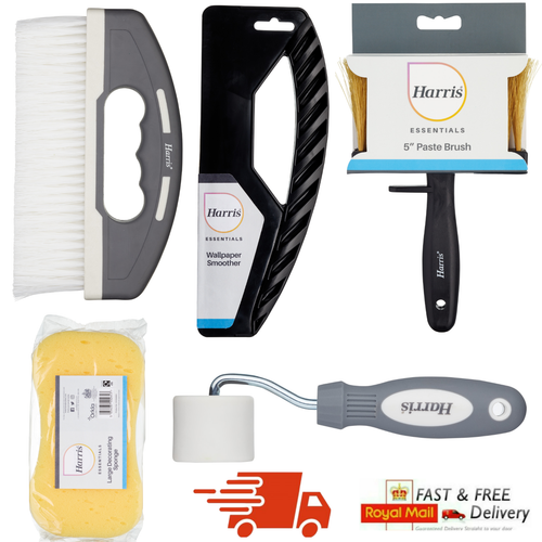 HARRIS Wallpaper Hanging Seam Roller WALLPAPER SMOOTHER PASTE BRUSH