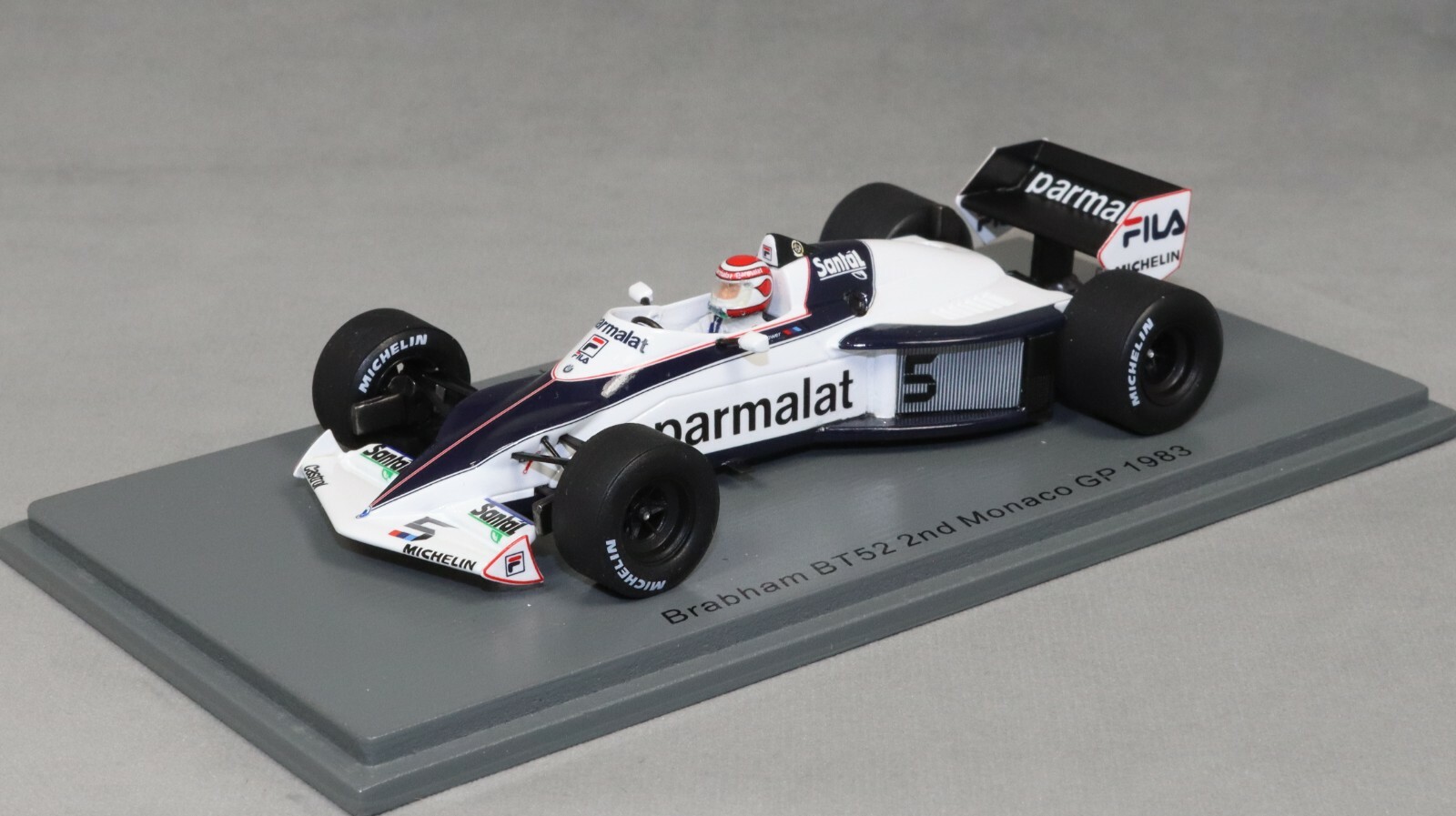 Spark Brabham BT52 2nd place Monaco Grand Prix 1983 Nelson Piquet S7110 1/43 NEW