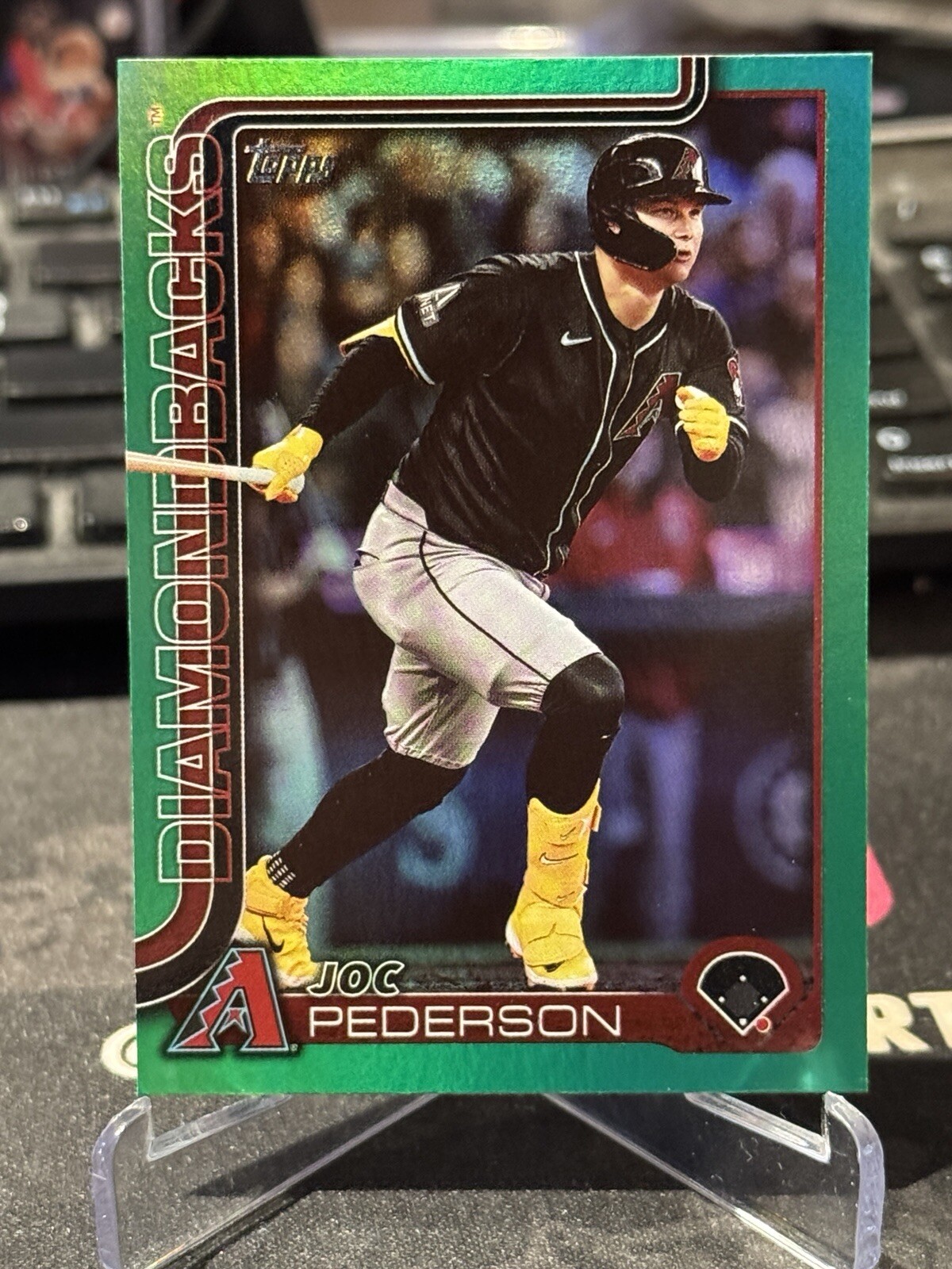 2025 Topps Series 1 #127 Joc Pederson /99 Green Holo Foil Diamondbacks