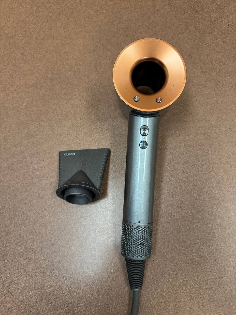Dyson Supersonic HD07 Hair Dryer with V9 Motor in Nickel Copper – Professional Styling Tool  