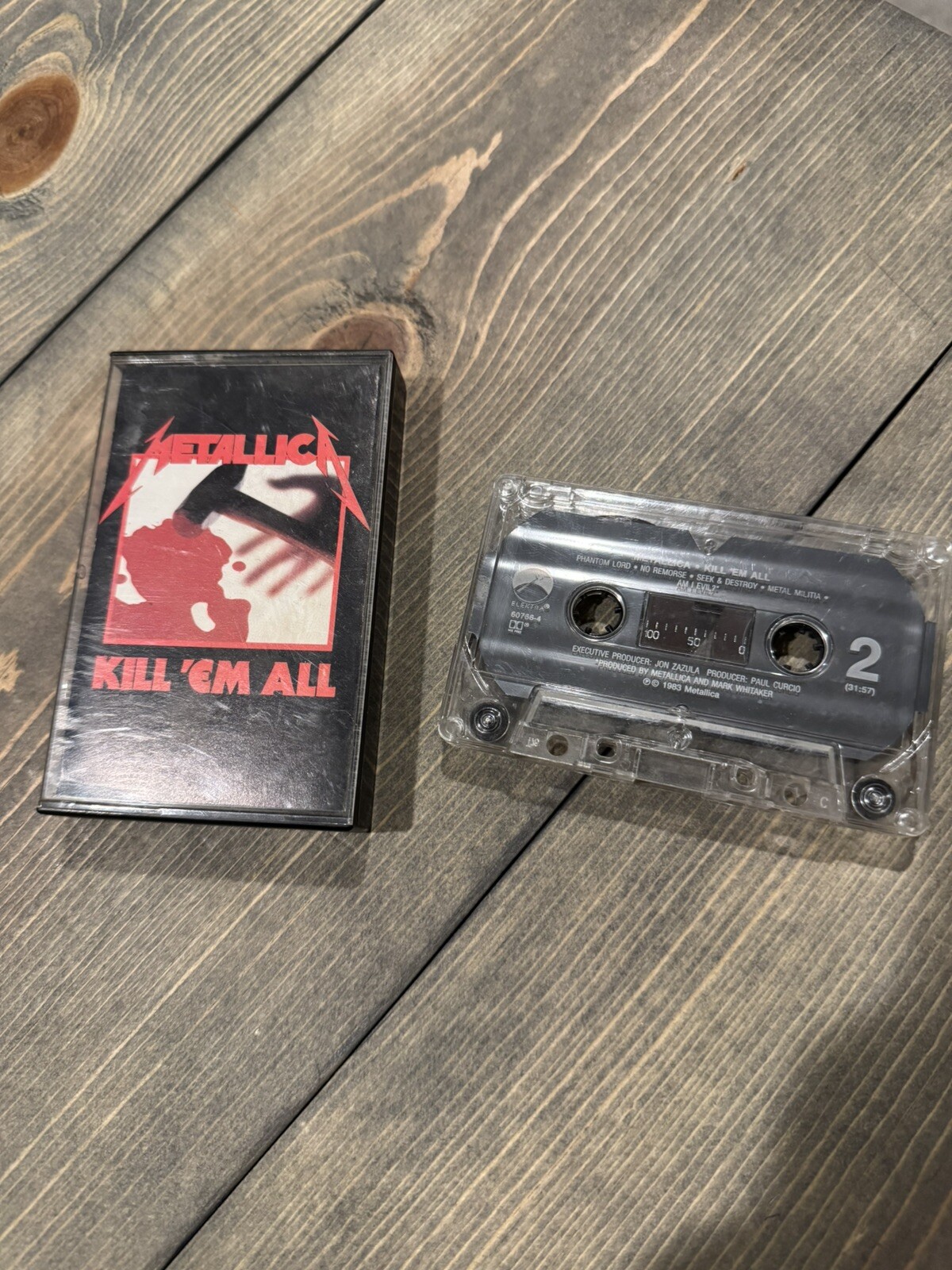 Metallica Kill ‘Em All Cassette Tape