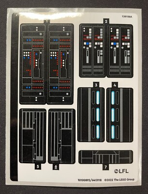 NEW LEGO | Sticker Sheet for Set 75336 - Star Wars Inquisitor
