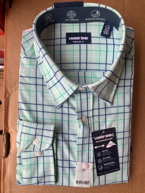 lands end performance dress shirt Men's Long Sleeve Performance Twill Shirt