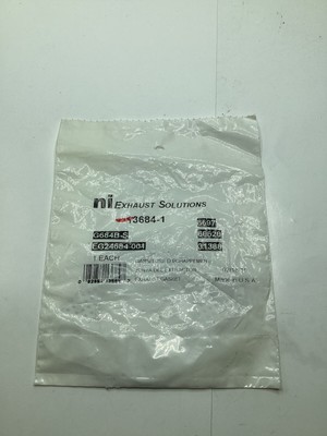 (QTY 2)Nickson Exhaust Pipe Flange Gasket-VIN: A, GAS, FI, Natural Front 13684-1