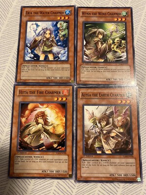 4x Elemental Charmers Yugioh -TLM 1st Edition (Eria/Wynn/Hitta/Aussa) -LOT  OF 4 | eBay