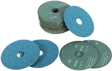 4.5” Zirconia Resin Fiber Sanding Grinding Discs With 7/8" Arbor For Blending